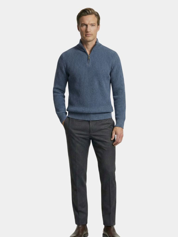 Classic Highland Quarter-Zip Sweater - Cross &amp; Crown