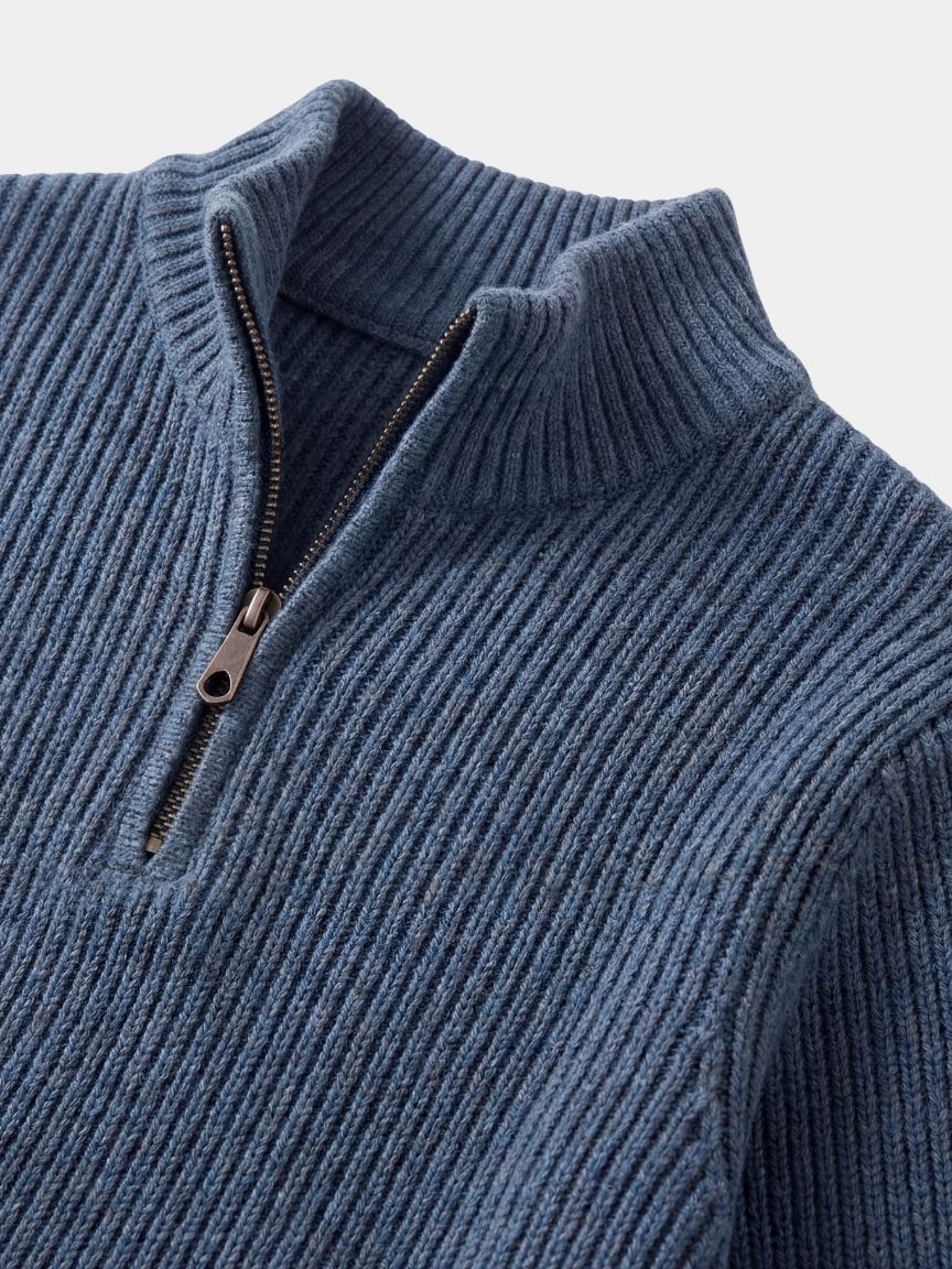 Classic Highland Quarter-Zip Sweater - Cross &amp; Crown