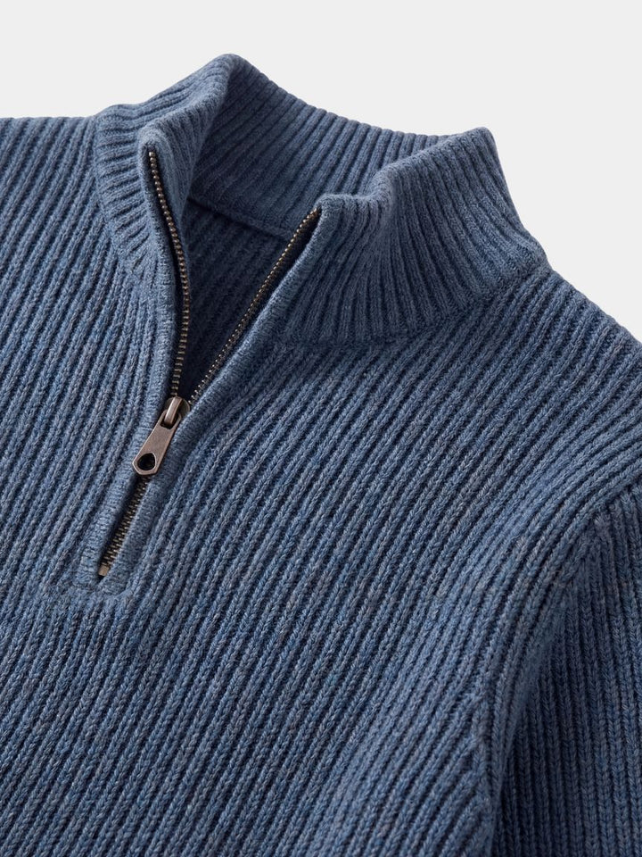 Classic Highland Quarter-Zip Sweater - Cross &amp; Crown