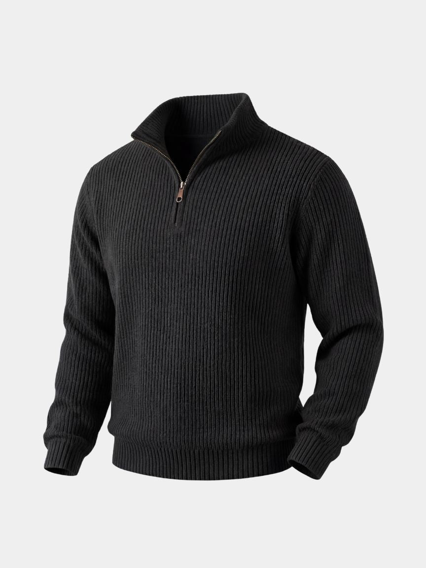 Classic Highland Quarter-Zip Sweater - Cross &amp; Crown
