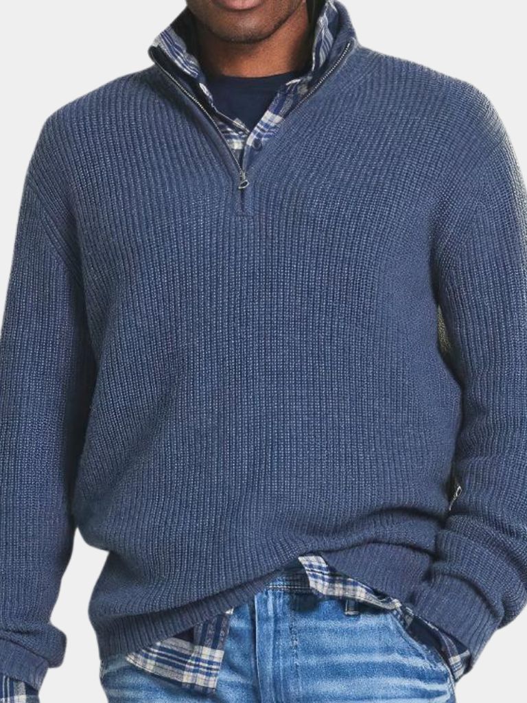 Classic Highland Quarter-Zip Sweater - Cross &amp; Crown